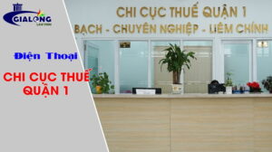 điện thoại chi cục thuế quận 1