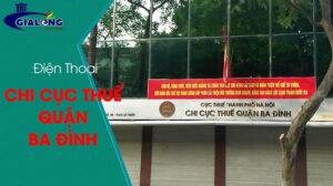 điện thoại chi cục thuế quận ba đình