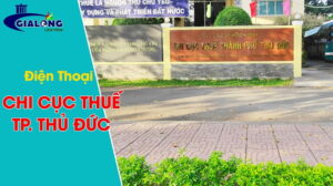 điện thoại chi cục thuế thành phố thủ đức